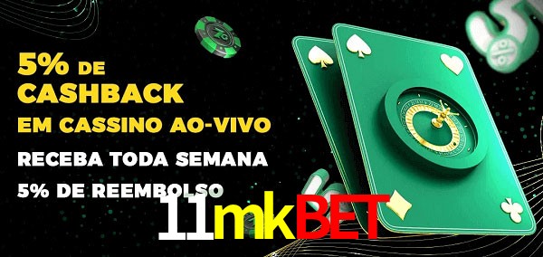 Promoções do cassino ao Vivo 11mkbet